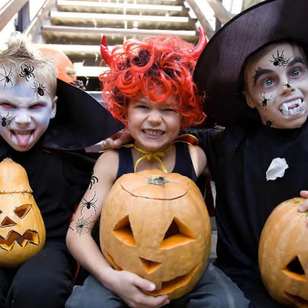 10 ark Halloween-tillbehör Spindel Tatuering, Halloween Tatueringar för Vuxna Barn Kvinnor Häxa Smink Temporär Tatuering, Halloween Smink Läskig Skräck | Fyndiq> Smink