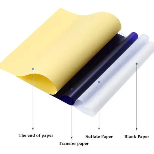 30 ark karbonpapper tatueringspapper professionellt A4-ritpapper> Smink