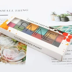 12 Color Face Body Paint Oil Painting Art Make Up Tool Professional Party Kit><noscript><img width=