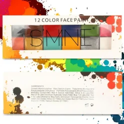 12 Color Face Body Paint Oil Painting Art Make Up Tool Professional Party Kit><noscript><img width=