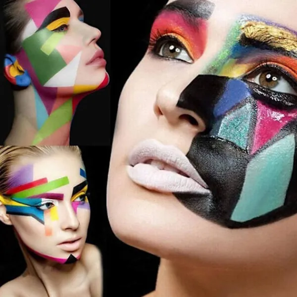 12 Colours Makeup Grease Paint Body Paint Oil Paint Halloween Party Birthday Diy Face Makeup Graffiti Colour> Smink