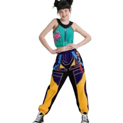2025 Demon Hunter K-Pop Kostym | Halloween Outfit Kvinnor Barn Cosplay cm Perfekt Zoe 2-piece set> Dräkter