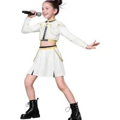 2025 Demon Hunter K-Pop Kostym | Halloween Outfit Kvinnor Barn Cosplay cm Perfekt Zoe 2-piece set> Dräkter