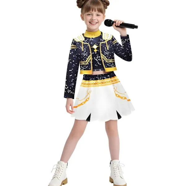 2025 Demon Hunter K-Pop Kostym | Halloween Outfit Kvinnor Barn Cosplay cm Perfekt Zoe 2-piece set> Dräkter