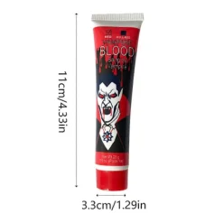 2025 Halloween Kräkande Blod Rekvisita Cosplay Simulering Blod Artificiellt Blod><noscript><img width=