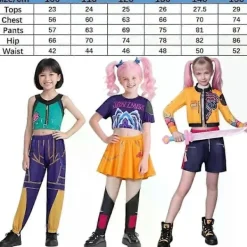 2025 KPop Demon Hunter Rumi Cosplay Kostym Mira Zoe Halloween Karneval Kostym - Perfekt . 160CM | Fyndiq><noscript><img width=