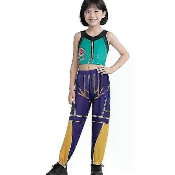 2025 KPop Demon Hunters Rumi Mira y Cosplay Kostymset - Halloween Karneval Party Outfits 130CM> Dräkter