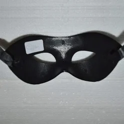 2* Mask, Svart Matt Klassisk Stil Venetiansk Mask, Maskerad, Burlesk Bal Maskerad (Svart One Size)><noscript><img width=