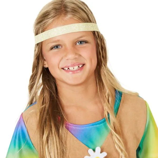 tectake 900202 Maskeraddräkt Hippie Blomsterbarn 128 (7-8y)> Dräkter