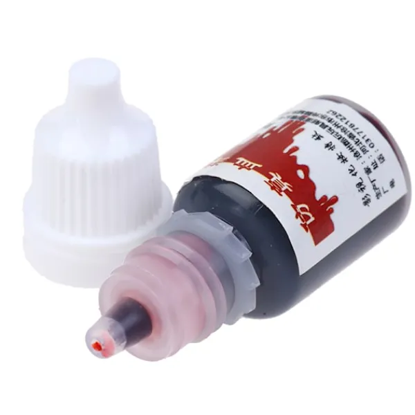 Jettbuying 5 ml ultrarealistiskt blod Halloween Cos simulering av mänskligt blod onesize> Smink
