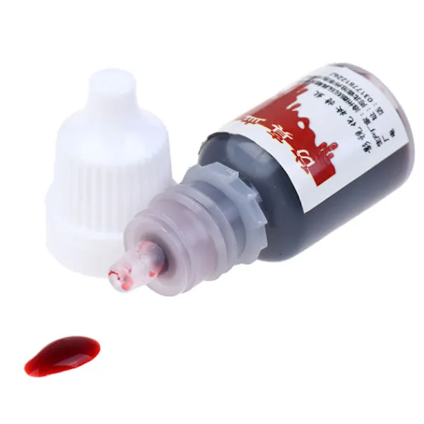 Jettbuying 5 ml ultrarealistiskt blod Halloween Cos simulering av mänskligt blod onesize> Smink