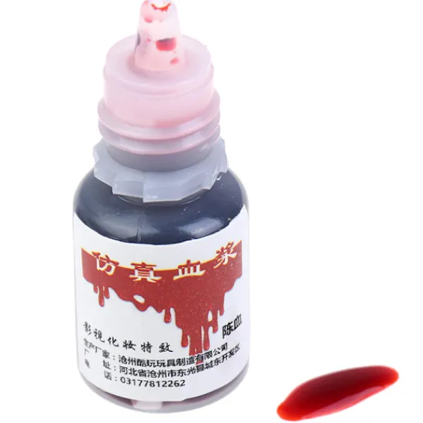 HEET 5 ml ultrarealistiskt blod för Halloween, simulering av mänskligt blod> Smink