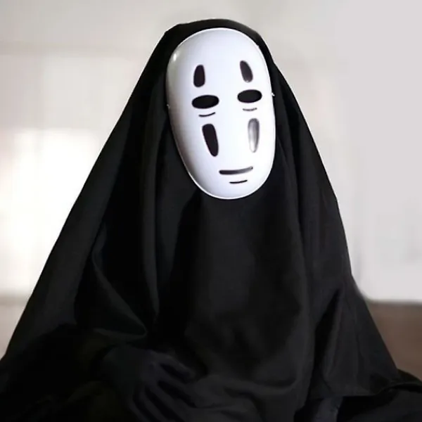 2023 No Face Kaonashi Costume, Spirited Away Cosplay Outfit For Mens, Japanese Anime Role Play Fancy Dress Up For Halloween Party -a XL> Dräkter