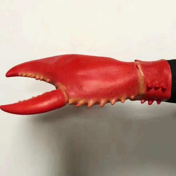 1 par Crab Hummer Claws Handskar Parodi Kräft Tång Vantar Cosplay Rolig Fest Latex Låtsas Spela Spel Nyhet Leksak> Tillbehör