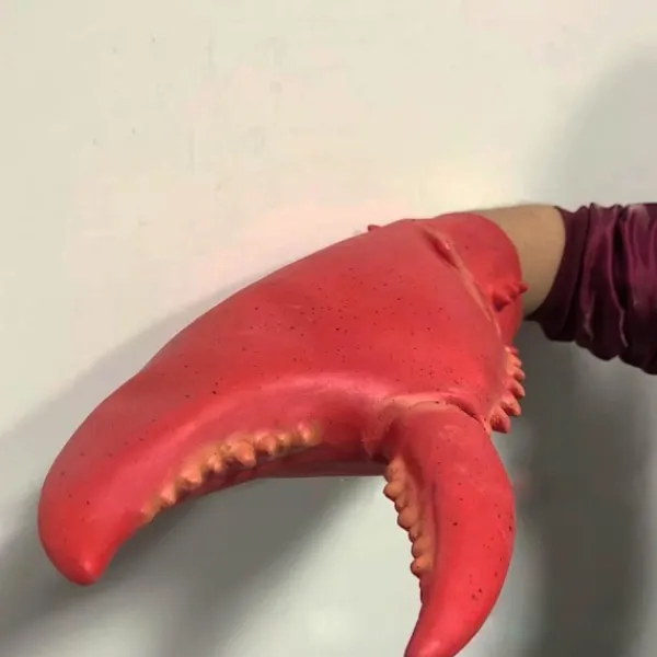 1 par Crab Hummer Claws Handskar Parodi Kräft Tång Vantar Cosplay Rolig Fest Latex Låtsas Spela Spel Nyhet Leksak> Tillbehör