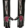 1 Par Dekorativa Halloween-Handskar Simuleringsliknande Skallehuvud-Handskar Halloween-Festshandskar Klädaccessoar> Tillbehör