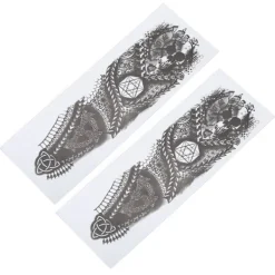 1 par fashionabla motorcykelklistermärkepapper universella motorcykeldekaler för motorcykelmodifieringSkull> Smink