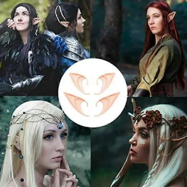 2 par älvöron - maskeradbal - mjuk spets pixie - Halloweenfest rekvisita - vampyrfest rekvisita> Tillbehör