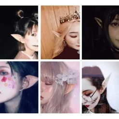10 Par Älvöron, Latex Älvöron, Cosplay Öron[mo][CO]> Tillbehör