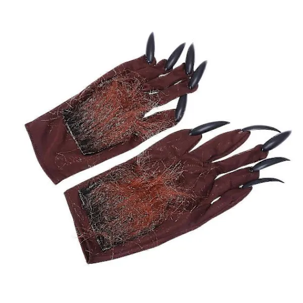 1 par varg handskar kostym djävul handskar halloween varg handskar> Tillbehör