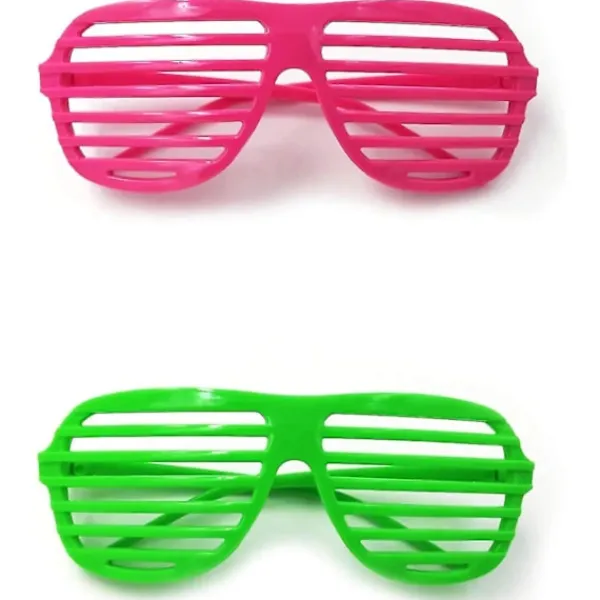 8 Parter Festglasögon Neonfärgade Shutterglasögon> Tillbehör