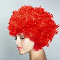 2023 Performance Wavy Curly Clown Wig Cosplay Hair for Dance Christmas Adult Birthday Party Decor Party Hats Kids Gift Supplies><noscript><img width=