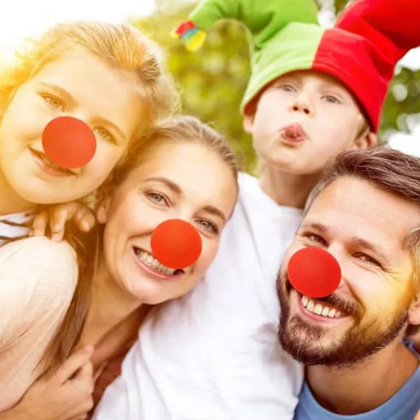 60 Röda Clownnäsor Cosplay Näsor Skumnäsor för Jul Karneval Kostymfest Utklädnad> Tillbehör