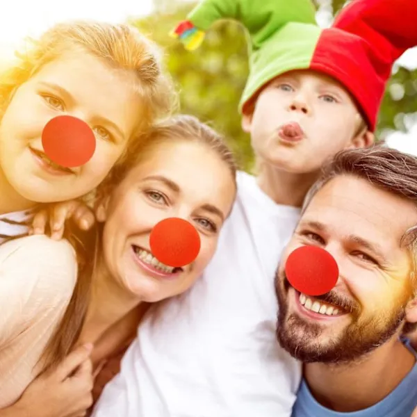 FMYSJ 60 Röda Clowns Näsor Cosplay Näsor Skumnäsor för Jul Karneval Kostymfest Utklädning (FMY)> Tillbehör