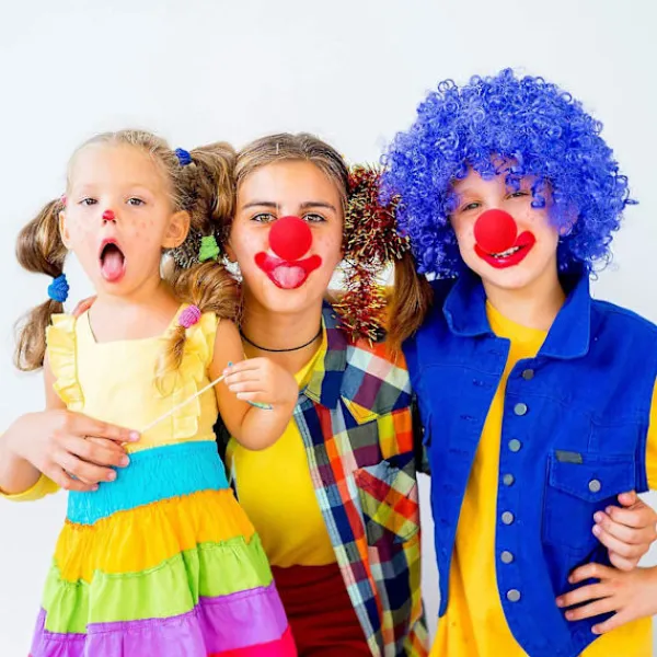 FMYSJ 60 Röda Clowns Näsor Cosplay Näsor Skumnäsor för Jul Karneval Kostymfest Utklädning (FMY)> Tillbehör