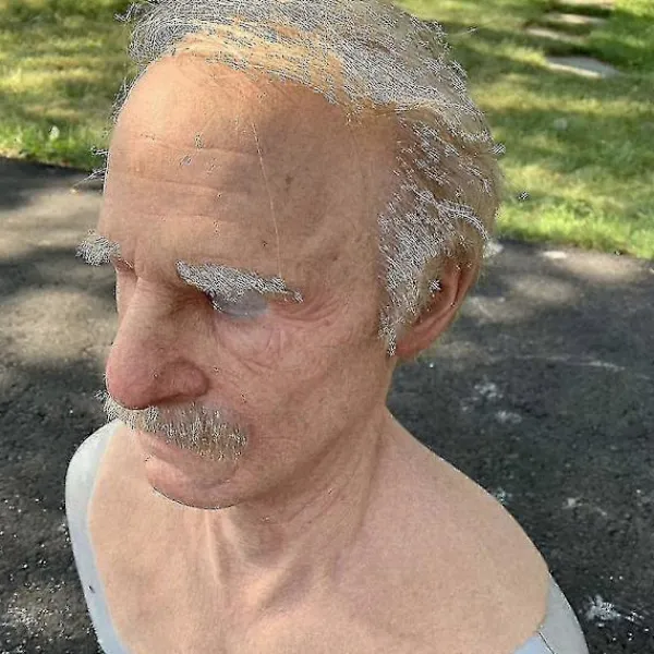 FMYSJ 1 Realistiska Latexmasker, Stor Näsa Gammal Man Supermjuk Rynkig Ansikte Huvudbonad Maskeradfest (FMY)> Masker