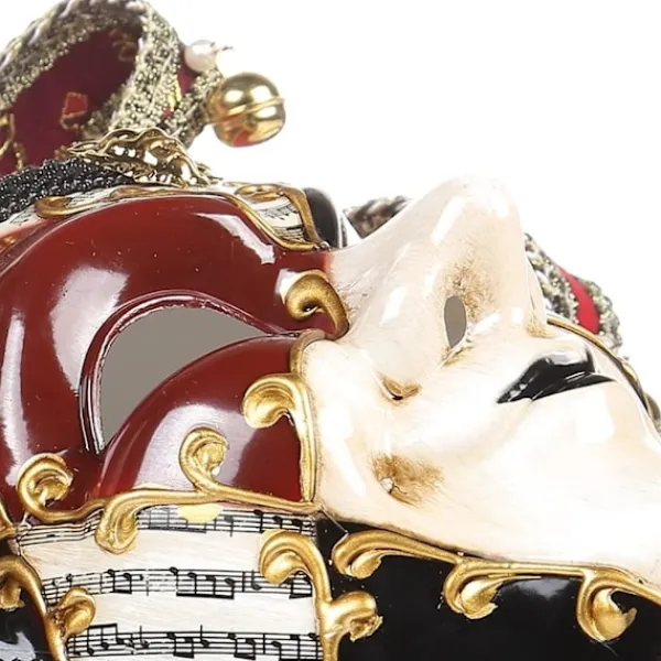 AcserGery 2025 Senaste Modell Helmaskerad Venetiansk Mask Maskeradmask för Karneval Mardi Gras Cosplay Halloweenfest Väggdekoration Röd St> Masker