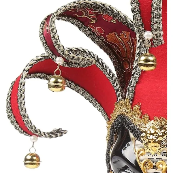 AcserGery 2025 Senaste Modell Helmaskerad Venetiansk Mask Maskeradmask för Karneval Mardi Gras Cosplay Halloweenfest Väggdekoration Röd St> Masker