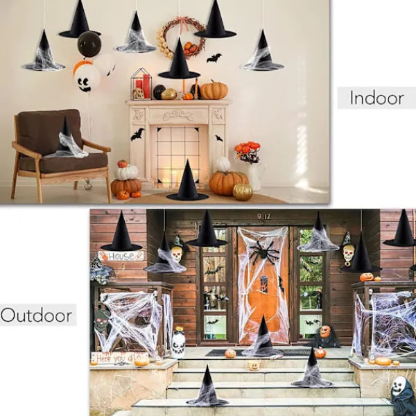 AcserGery 2025 Senaste Modell 3-Pack Höstdekor Ljusslinga, Totalt 7,5 m 60 LED Thanksgiving Dekor Halloween Ljusslingor, Höstdekorationer> Huvudbonader