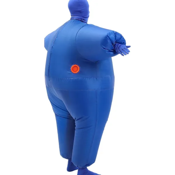 AcserGery 2025 Senaste Modell Uppblåsbar Maskeradkostym Helkroppsdräkt Luftblås Kostymer Jumpsuit Dräkt Blå> Dräkter