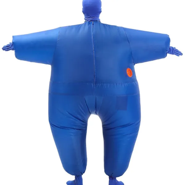AcserGery 2025 Senaste Modell Uppblåsbar Maskeradkostym Helkroppsdräkt Luftblås Kostymer Jumpsuit Dräkt Blå> Dräkter