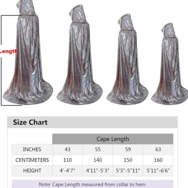 AcserGery 2025 Senaste Modell Wraith of East Medeltida Cape Viking Huv Vuxen Vintage Gotisk Kåpa Hatt Halloween Huva Wicca Pagan Cosplay Tillbehör U> Dräkter