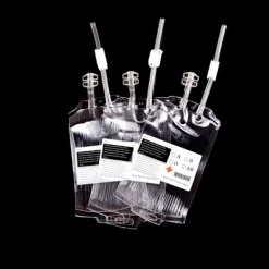 Jettbuying 5 st 35 ml återanvändbar blodbag för energidryck Halloween vampyr> Tillbehör