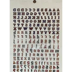Novia 6 st Ark Temporära Tatueringar / Fake Tattoo Sticker - Ros / Fjäril / Rock / Bokstäver><noscript><img width=