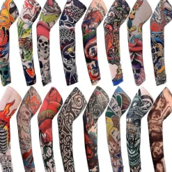 8 st Armblommor Armtatuering Män och Kvinnor Sommarsolskydd Armärmar Slumpmässiga Färger> Smink