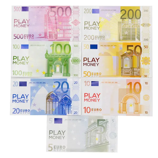 100 st Euro rekvisita lek pengar låtsas pengar valörer magiska rekvisita> Tillbehör