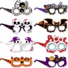 #8 st Halloween Pappersglasögon Dekorationer Fotobås Fotografering Pro#> Tillbehör
