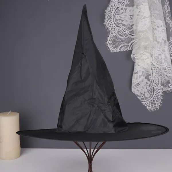 Jettbuying 1 st Halloween svart häxhatt mössa hängande häxhatt för Hallowe onesize> Huvudbonader