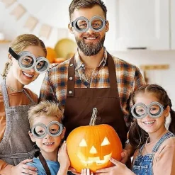 2 st Halloween-glasögon för vuxna och barn, 3D-glasögon, kostymtillbehör, Minion Cosplay, födelsedagsfestset-FA-><noscript><img width=