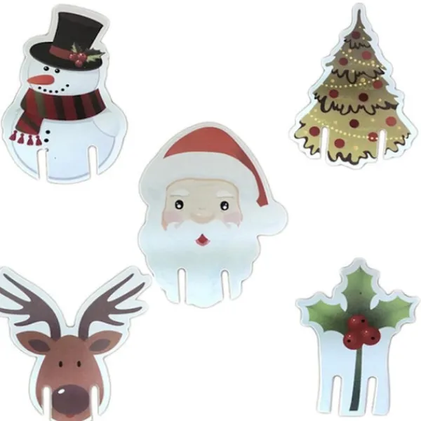 10 st Jul Kopp Kort Tomtehatt Vinglas Dekor Julgran Ornament För Hem Juldekoration Festdekor Nyårspresenter> Huvudbonader