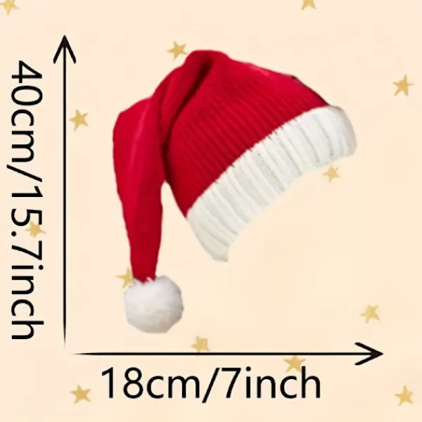 FMYSJ 3 st Julhattar, Varm Höst- och Vintermössa för Kvinnor & Män, Stretchig Unisexdesign, Perfekt Julklapp, Jultillbehör, Festliga (FMY) 6PCS(big)> Huvudbonader