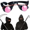 1 st LED Lysande Självlysande Glasögon Roliga Röda Ögon Cosplay Tillbehör Fest> Tillbehör