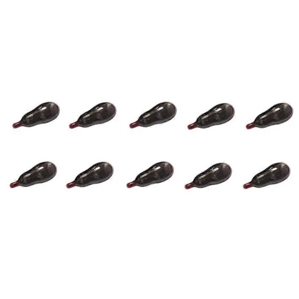 FMYSJ 10 st Lek-verktyg Halloweenfesttillbehör Halloween Falskt Blod Falskt Blodkapslar Falskt Blodkapslar (FMY) 2.5X1CM> Smink
