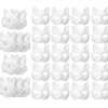 30 st Masquerade Blanka Mask Kattmasker Kostym Cosplay Mask DIY Omålade Kattmask> Masker