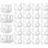 30 st Masquerade Blanka Mask Kattmasker Kostym Cosplay Mask DIY Omålade Kattmask> Masker
