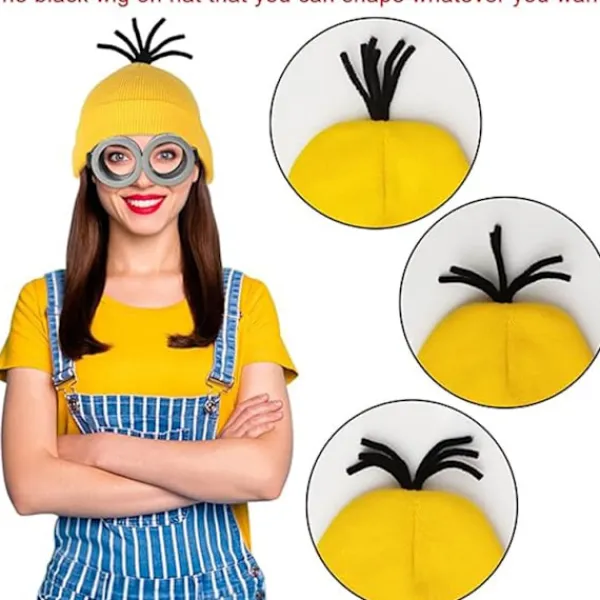 Holocky 4 st Minions Halloween Kostymtillbehör för Vuxna> Dräkter